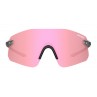 Okulary TIFOSI VOGEL SL crystal clear (1szkło Pink Mirror 15,4% transmisja światła) (NEW)