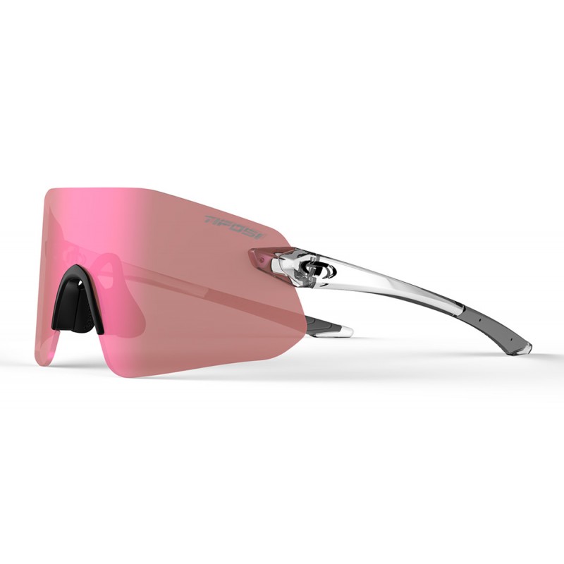 Okulary TIFOSI VOGEL SL crystal clear (1szkło Pink Mirror 15,4% transmisja światła) (NEW)