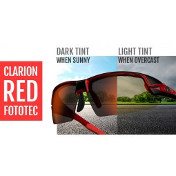Okulary TIFOSI CRIT CLARION FOTOTEC black red (3szkła 14,7% Clarion Red, 41,4% AC Red, 95,6% Clear) (NEW)