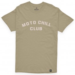 T-SHIRT BROGER MOTO CHILL CLUB OLIVE