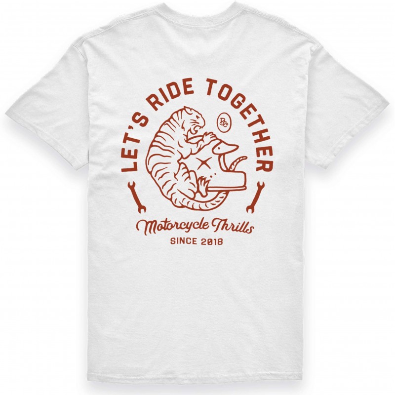 T-SHIRT BROGER TIGER WHITE