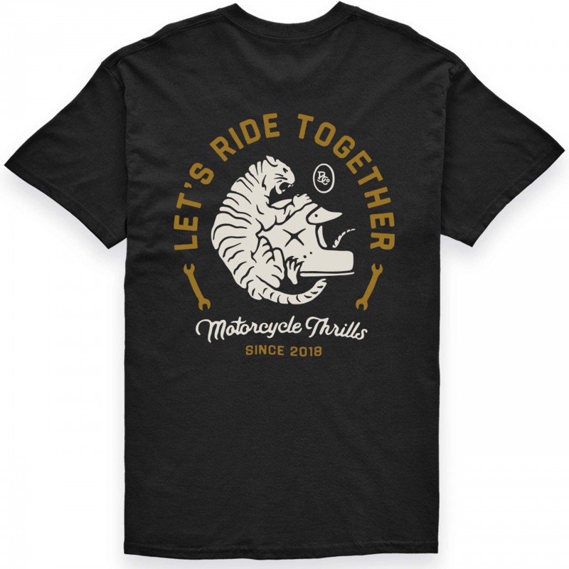 T-SHIRT BROGER TIGER BLACK