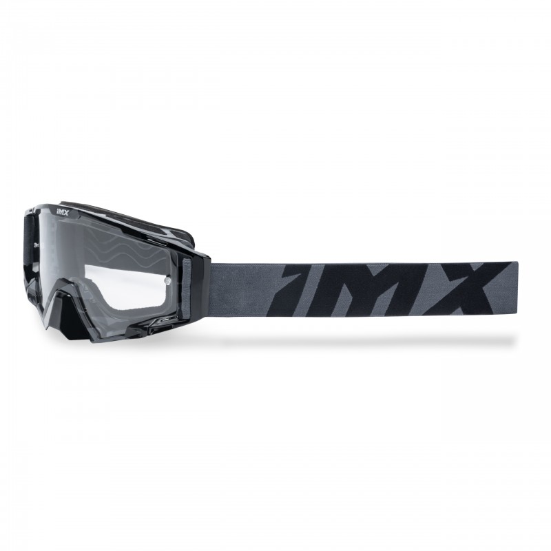GOGLE IMX SAND GRAPHIC BLACK GLOSS/GREY - SZYBA SILVER IRIDIUM + CLEAR (2 SZYBY W ZESTAWIE)