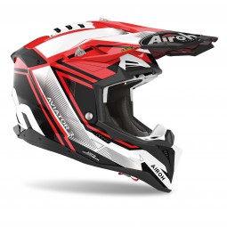 KASK AIROH AVIATOR 3 LEAGUE RED GLOSS