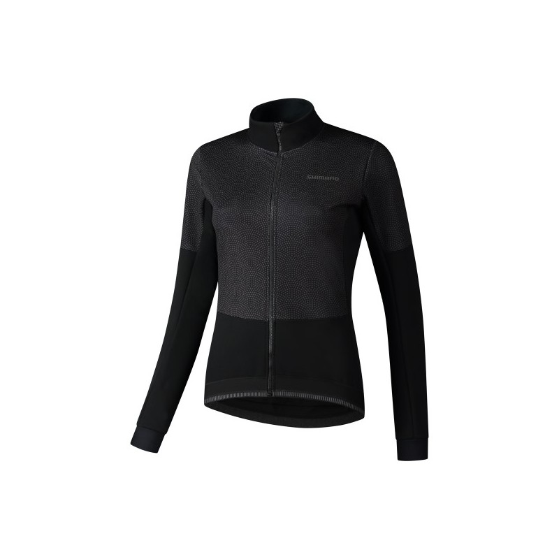 Kurtka Dam Kaede Wind Black L