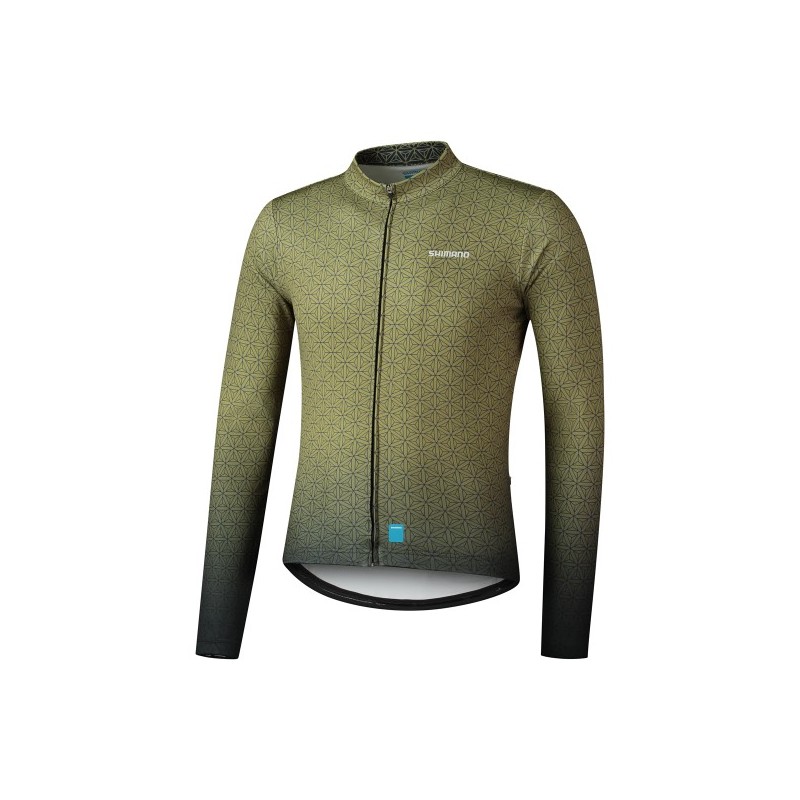 Koszulka Vertex Print Dł/R Mustard Yellow M