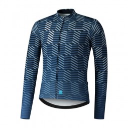 Koszulka Vertex Print Dł/R Smoky Navy XXL