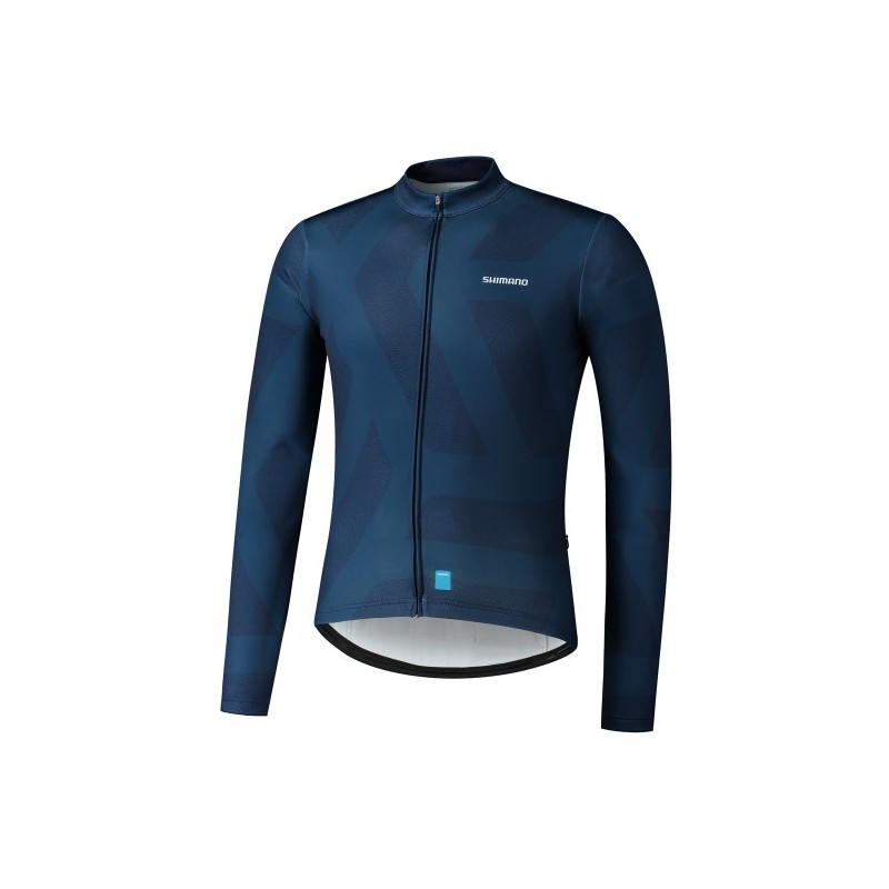 Koszulka Vertex Print Dł/R Deep Ocean XL