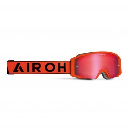 GOGLE AIROH BLAST XR1 ORANGE MATT - SZYBA RED MIRRORED (1 SZYBA W ZESTAWIE)