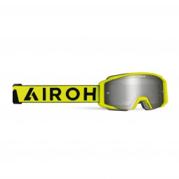 GOGLE AIROH BLAST XR1 YELLOW MATT - SZYBA SILVER MIRRORED (1 SZYBA W ZESTAWIE)