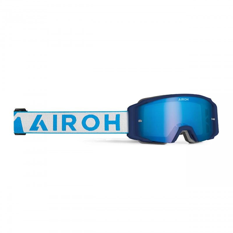 GOGLE AIROH BLAST XR1 BLUE MATT - SZYBA BLUE MIRRORED (1 SZYBA W ZESTAWIE)