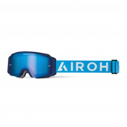 GOGLE AIROH BLAST XR1 BLUE MATT - SZYBA BLUE MIRRORED (1 SZYBA W ZESTAWIE)