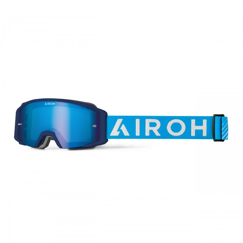 GOGLE AIROH BLAST XR1 BLUE MATT - SZYBA BLUE MIRRORED (1 SZYBA W ZESTAWIE)