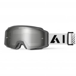 GOGLE AIROH BLAST XR1 DARK GREY MATT - SZYBA SILVER MIRRORED (1 SZYBA W ZESTAWIE)