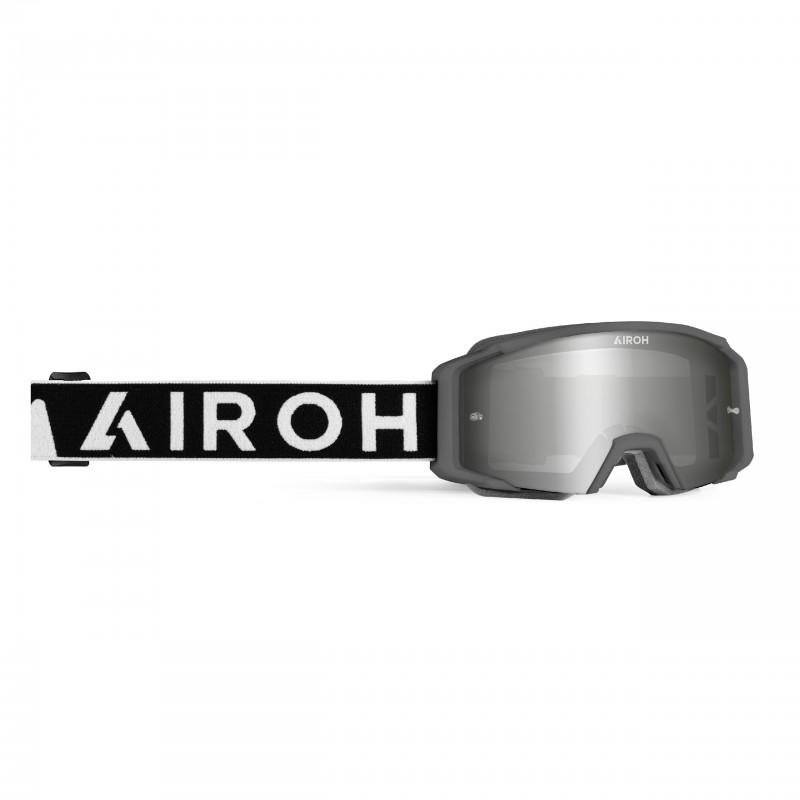 GOGLE AIROH BLAST XR1 DARK GREY MATT - SZYBA SILVER MIRRORED (1 SZYBA W ZESTAWIE)