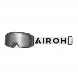 GOGLE AIROH BLAST XR1 DARK GREY MATT - SZYBA SILVER MIRRORED (1 SZYBA W ZESTAWIE)