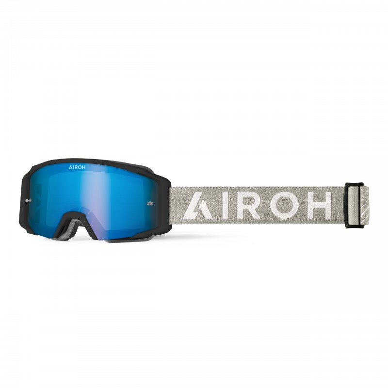 GOGLE AIROH BLAST XR1 BLACK MATT - SZYBA BLUE MIRRORED (1 SZYBA W ZESTAWIE)