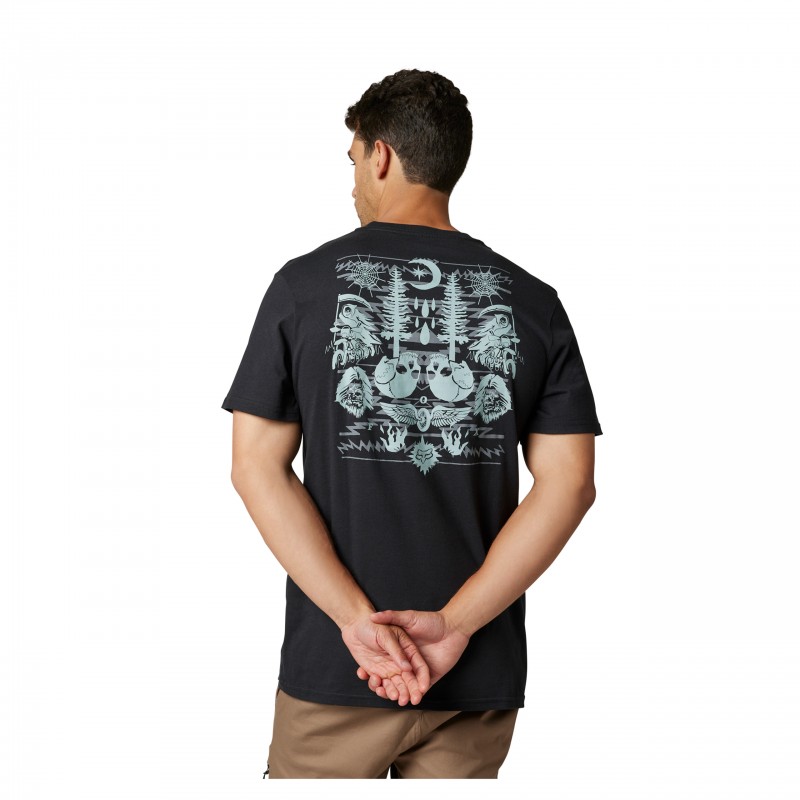 T-SHIRT FOX COASTAL BLUES BLACK