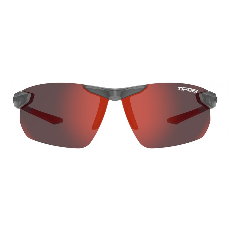 Okulary TIFOSI SEEK FC 2.0 satin vapor (1 szkło Smoke Red 15,4% transmisja światła) (NEW)