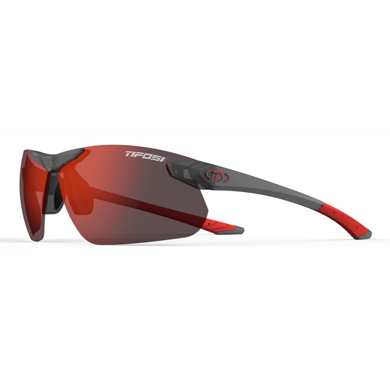 Okulary TIFOSI SEEK FC 2.0 satin vapor (1 szkło Smoke Red 15,4% transmisja światła) (NEW)