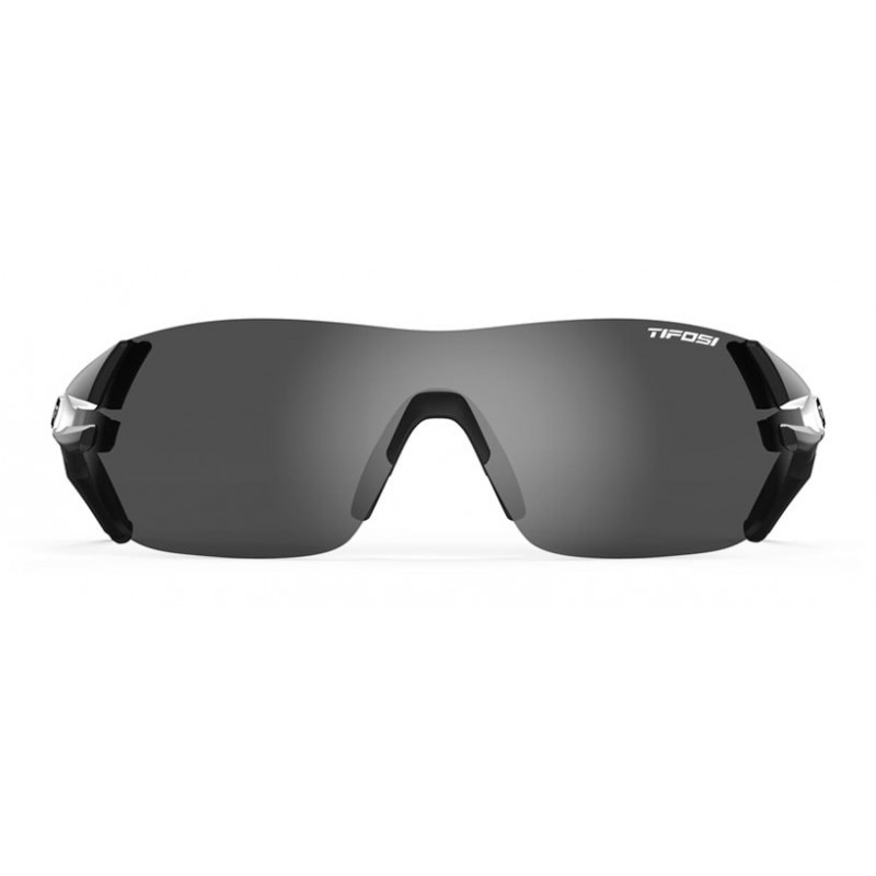 Okulary TIFOSI SLICE black white (3 szkła 15,4% Smoke, 41,4% AC Red, 95,6% Clear)