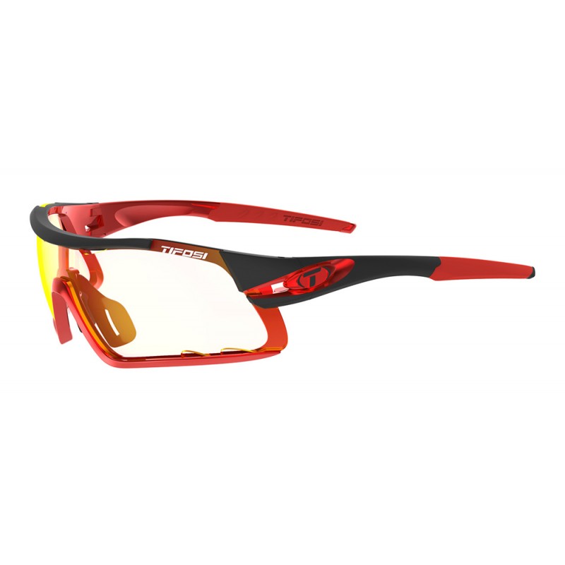 Okulary TIFOSI DAVOS CLARION FOTOTEC race red  (3szkła 14,7% Clarion Red, 41,4% AC Red, 95,6% Clear) (NEW)