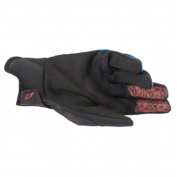 RĘKAWICE ALPINESTARS DENALI 2 MID BLUE/BLACK/FLUO CORAL