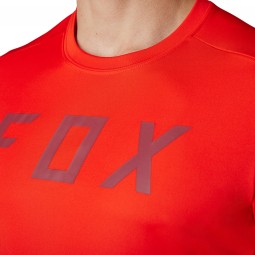 KOSZULKA ROWEROWA FOX RANGER MOTH RACE FLUORESCENT RED