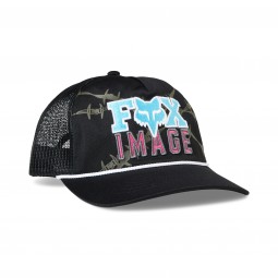 CZAPKA Z DASZKIEM FOX BARB WIRE SNAPBACK BLACK