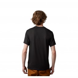 T-SHIRT FOX CAVED IN TECH BLACK