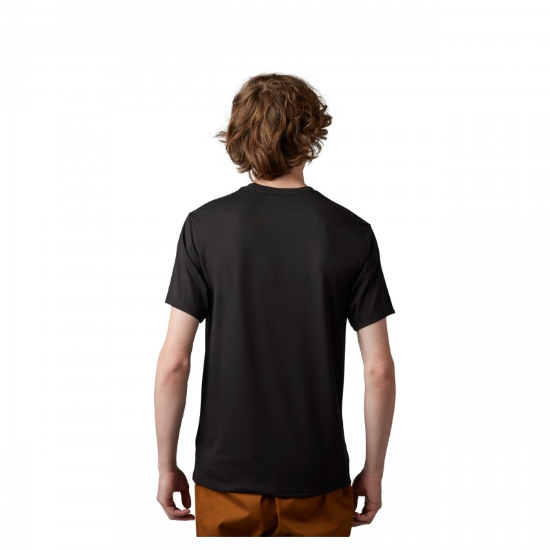T-SHIRT FOX CAVED IN TECH BLACK