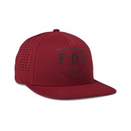 CZAPKA Z DASZKIEM FOX SHIELD TECH SNAPBACK SCARLET