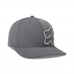 CZAPKA Z DASZKIEM FOX CLOUDED FLEXFIT 2.0 HEATHER BLACK