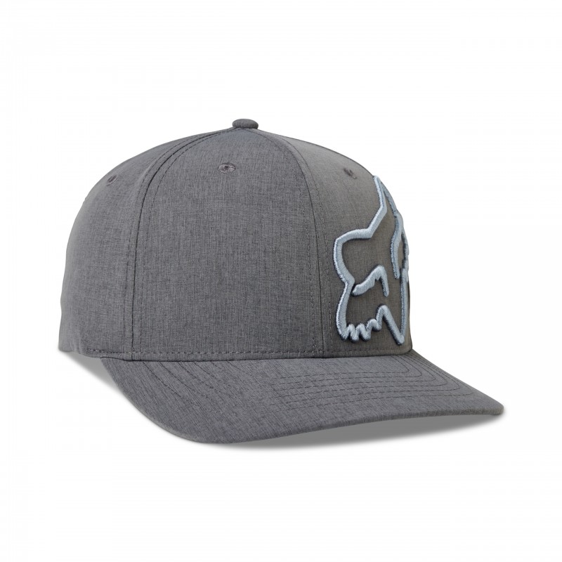 CZAPKA Z DASZKIEM FOX CLOUDED FLEXFIT 2.0 HEATHER BLACK