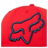 CZAPKA Z DASZKIEM FOX CLOUDED FLEXFIT 2.0 HEATHER RED