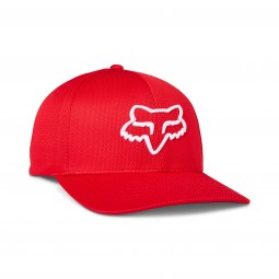 CZAPKA Z DASZKIEM FOX LITHOTYPE FLEXFIT 2.0 RED/WHITE