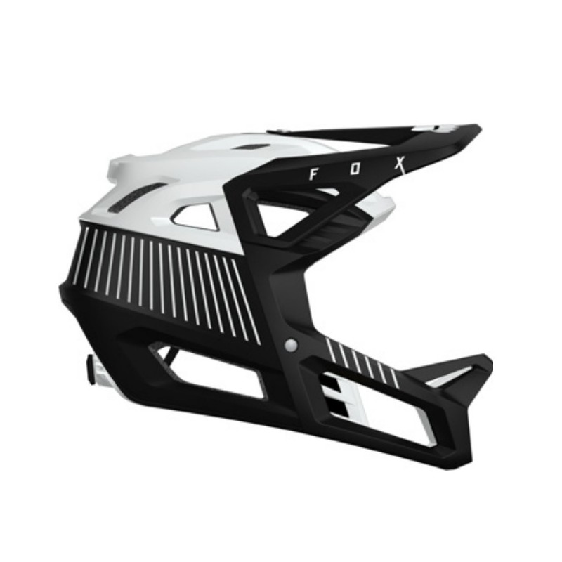 KASK ROWEROWY FOX PROFRAME RS MASH BLACK/WHITE