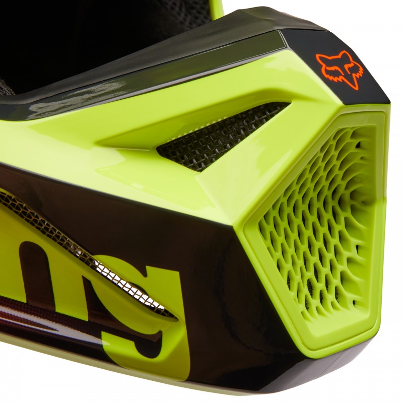 KASK FOX V1 STATK RED/YELLOW
