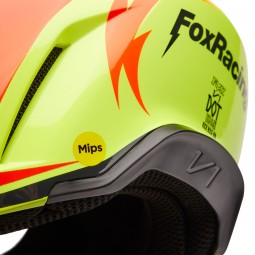 KASK FOX V1 STATK RED/YELLOW