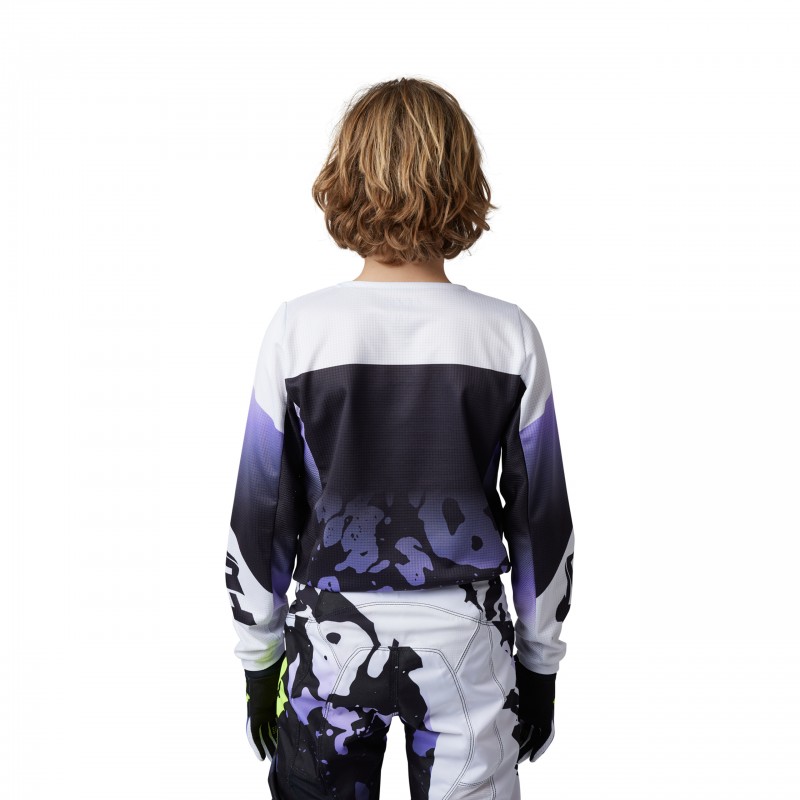 BLUZA FOX JUNIOR 180 MORPHIC BLACK/WHITE