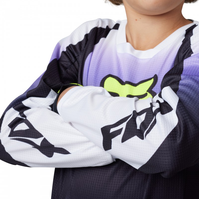 BLUZA FOX JUNIOR 180 MORPHIC BLACK/WHITE