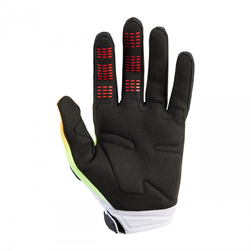 RĘKAWICE FOX 180 STATK RED/YELLOW