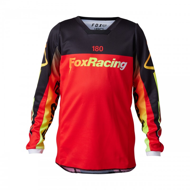 BLUZA FOX JUNIOR 180 STATK FLUORESCENT RED