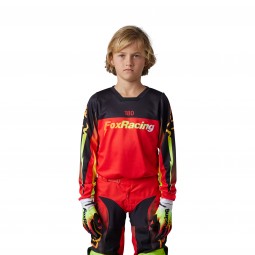 BLUZA FOX JUNIOR 180 STATK FLUORESCENT RED