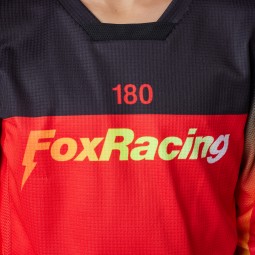 BLUZA FOX JUNIOR 180 STATK FLUORESCENT RED