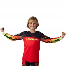 BLUZA FOX JUNIOR 180 STATK FLUORESCENT RED