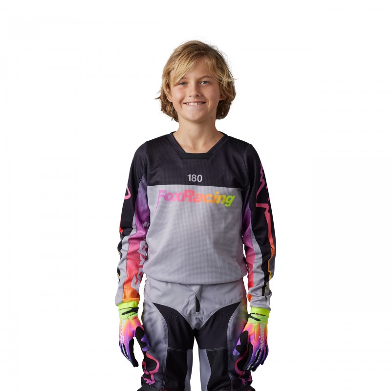 BLUZA FOX JUNIOR 180 STATK STEEL GREY