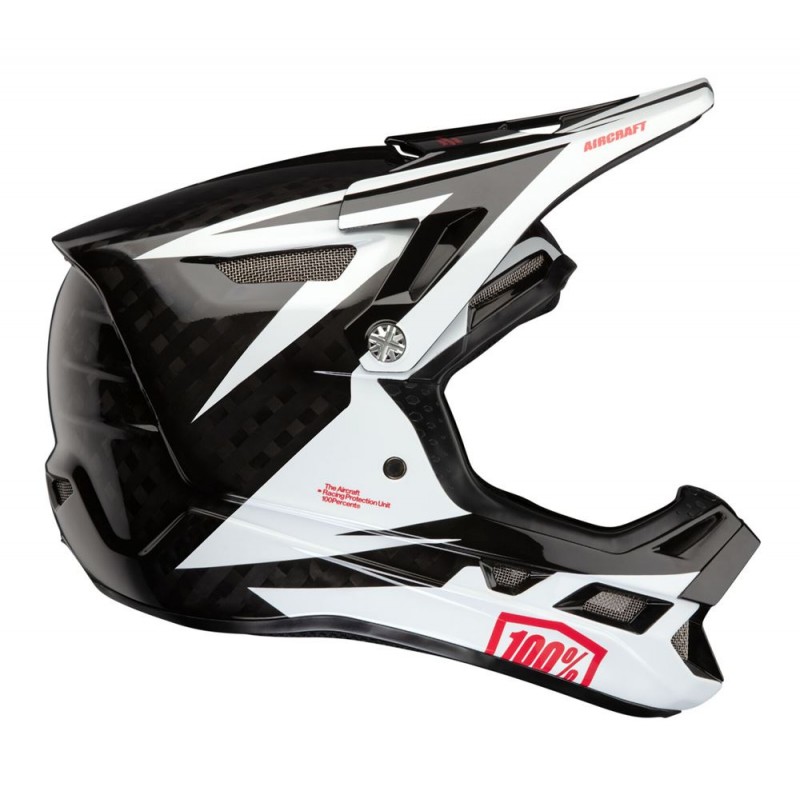 Kask full face 100% AIRCRAFT CARBON MIPS Helmet Rapidbomb/White roz. XL (61-62 cm) (NEW)