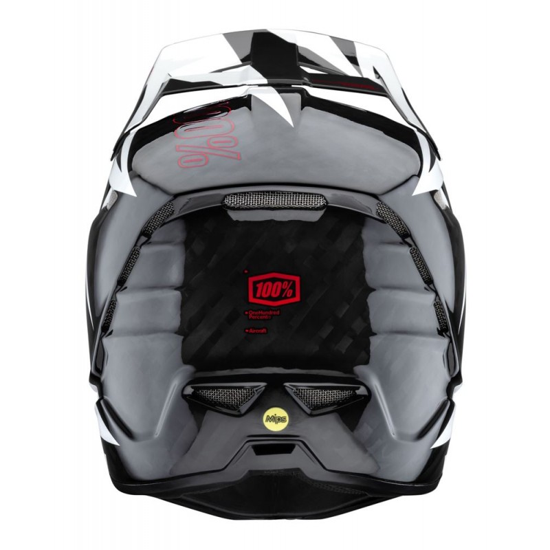 Kask full face 100% AIRCRAFT CARBON MIPS Helmet Rapidbomb/White roz. XL (61-62 cm) (NEW)