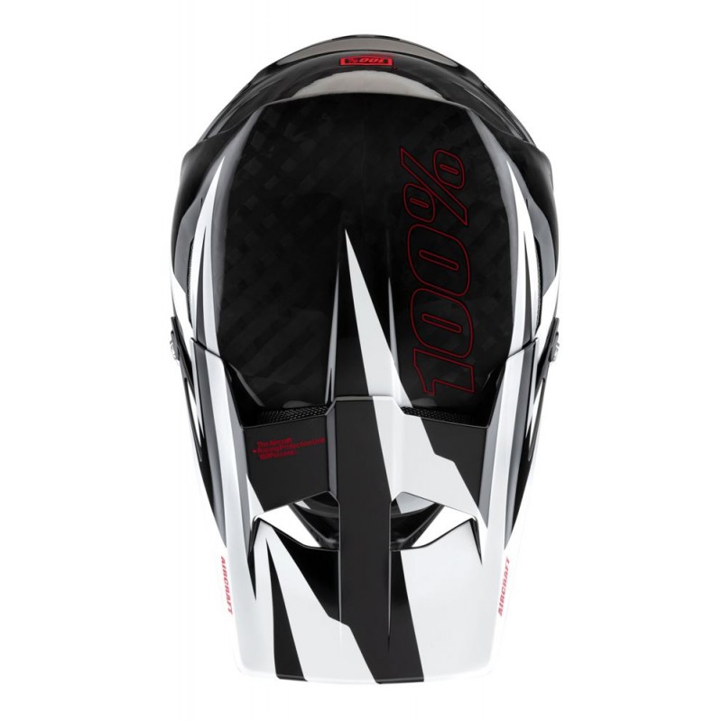 Kask full face 100% AIRCRAFT CARBON MIPS Helmet Rapidbomb/White roz. XL (61-62 cm) (NEW)